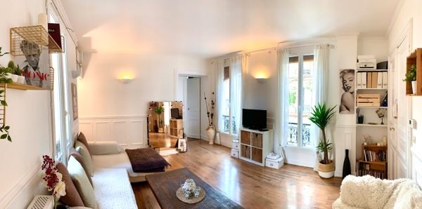 Chambre en colocation à Paris dans Beau Haussmannien 70m2