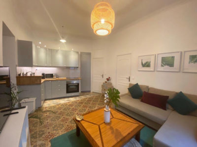 Appartement 3 pièces : 60 m² meublé