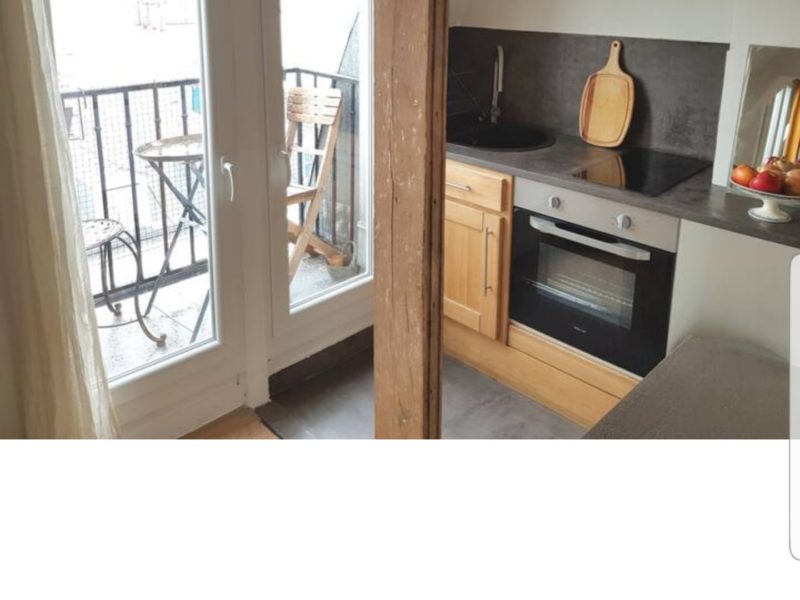 Appartement sur les toits de Paris