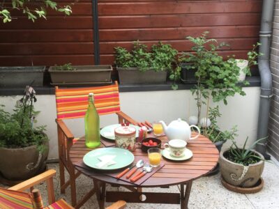 T3 meublé et équipé, 2 chambres, 2 terrasses et 1 parking PAris 18